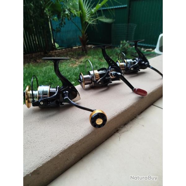 Lot de 3 moulinets 7000