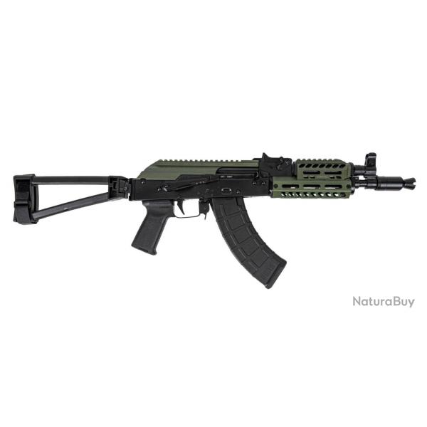 Carabine PSA AK-P GF3 Folding Pistol with ALG Trigger, ODG Picatinny Dust Cover, and ODG M-Lok Handg