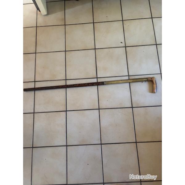 canne fusil  precution centrale calibre 12 mm