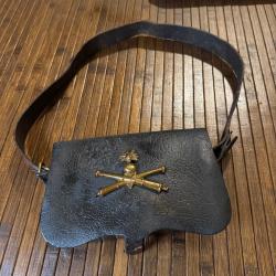 RARE GIBERNE D'OFFICIER DU 6 ÉME RÉGIMENT D'ARTILLERIE A PIEDS RÉVOLUTION FRANÇAISE