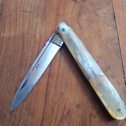 Joli Couteau Régional ROUENNAIS Manche en Corne