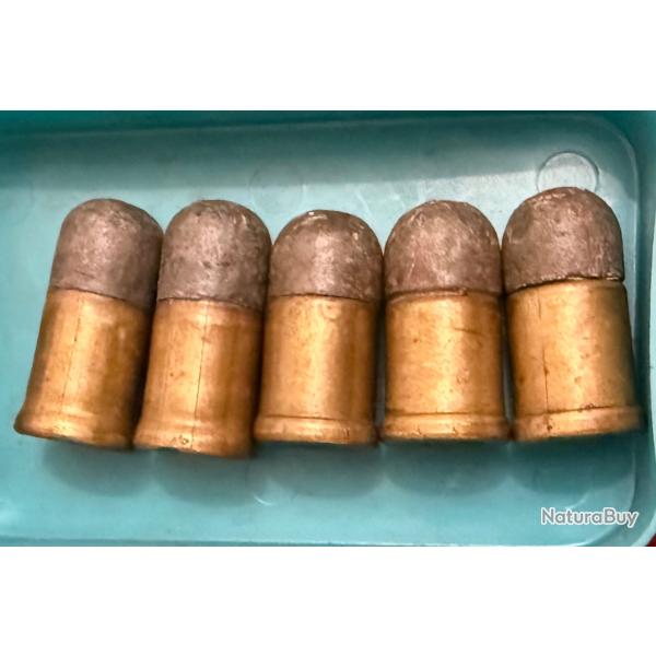 5 Cartouches 12 mm Perrin - tui laiton