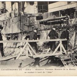 CPA -Marine Militaire Française - Catastrophe du "Iéna" - Monsieur Thomson Ministre N°1567