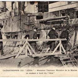 CPA -Marine Militaire Française - Catastrophe du "Iéna" - Monsieur Thomson Ministre N°1563