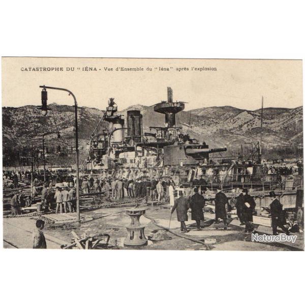CPA-Marine Militaire Franaise -Catastrophe du "Ina"- vue d'ensemble du ina aprs l'explosi N1561