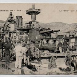 CPA-Marine Militaire Fran&ccedil;aise -Catastrophe du "I&eacute;na"- Le I&eacute;na apr&egrave;s la catastrophe N&deg;1185