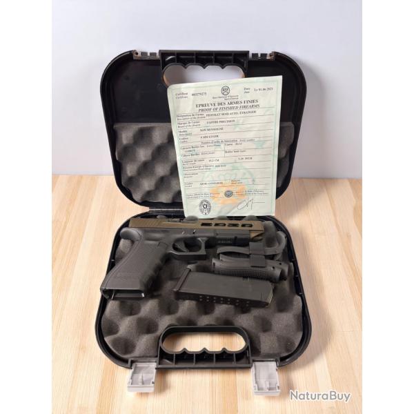 glock zaffiri custom 34 gen 4 zps.2 midnight bronze /rmr