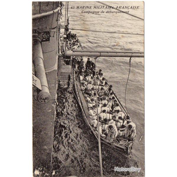 CPA - Marine Militaire Franaise - Compagne de dbarquement N1559