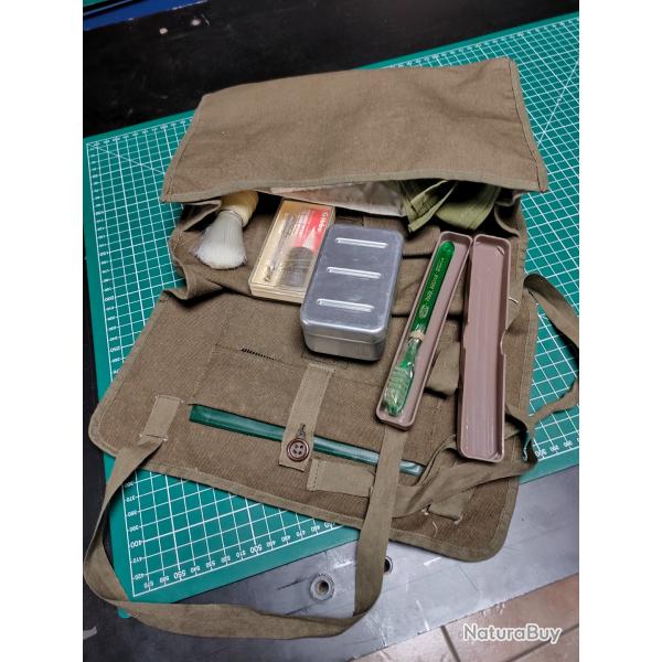 DATE 1954 TROUSSE DE TOILETTE EQUIPEE GUERRE D'INDOCHINE, ALGERIE
