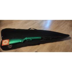 Ensemble carabine air comprimé 4.5 mm 7 joules marque GAMO+lunette+plombs+cibles