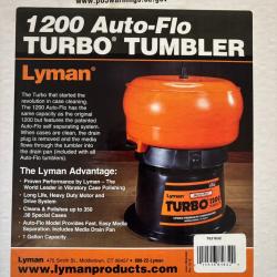 Lyman Tumbler 1200 Auto-flo Turbo - Nettoyeur de douilles