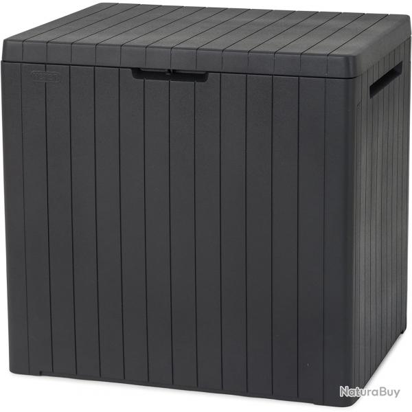 Coffre extrieur Effet bois multicolore - 57,8 x 44 x 55 cm