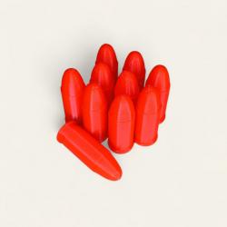 10 Cartouches Amortisseur/Manipulation Rouge en 32acp/ 7.65 - Made in France