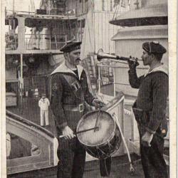 CPA - Marine Militaire-La Vie du Marin Branlebas  N°1414