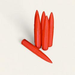 6 Cartouches Amortisseur/Manipulation Rouge en 300 AAC Blackout - Made in France