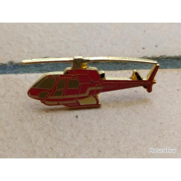 PINS SAPEUR POMPIER HELICOPTERE SECURITE CIVIL