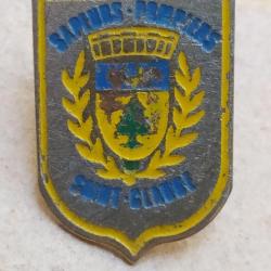 PINS SAPEUR POMPIER SAINT CLAUDE JURA 39