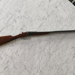 Fusil juxtaposé DECASTEL 12/70 crosse anglaise