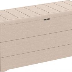 Durabox 270L/71 Gallon plastic storage box, Woodgrain texture, Outdoor Deck Box, Garden Furniture St
