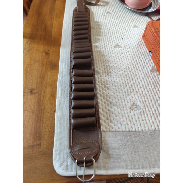 Cartouchiere cuir neuve