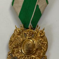 Allemagne (Royaume de Saxe) : Médaille d'association d'anciens combattants SächsischerMilitärVereins