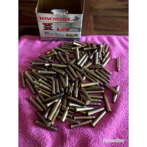 Cartouches 22 win Mag super-X - 40 Gr