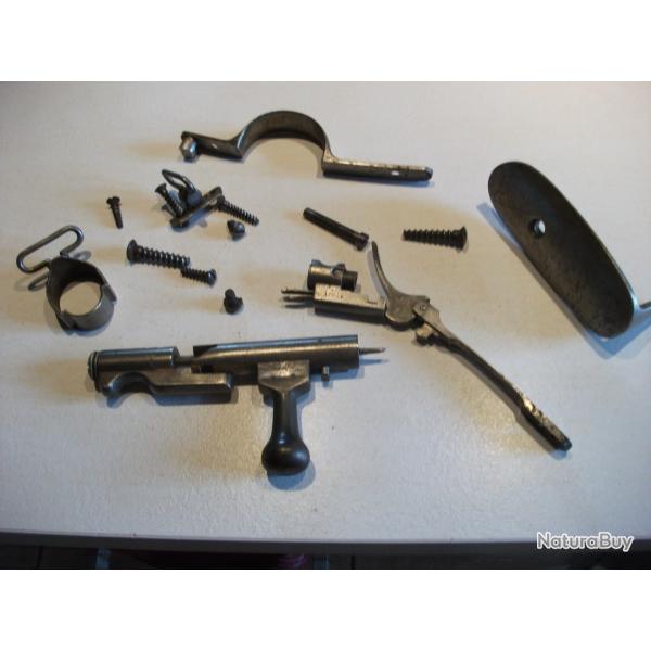 LOT PIECES METALLIQUES DU FUSIL CHASSEPOT