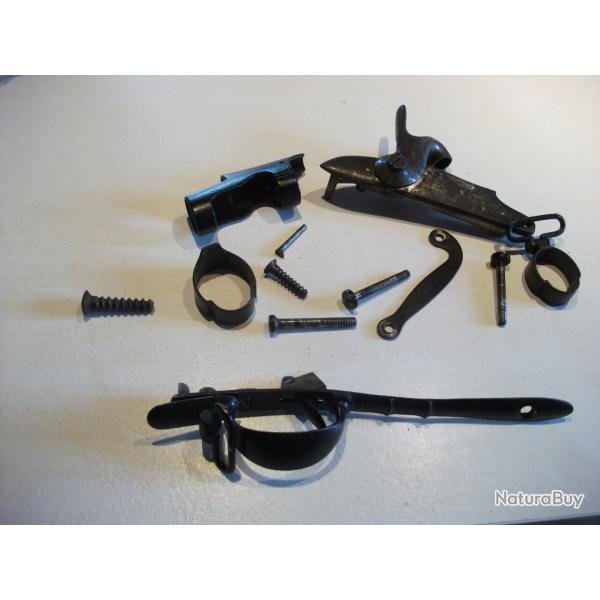 LOT PIECES METALLIQUES DU FUSIL MODELE 1822