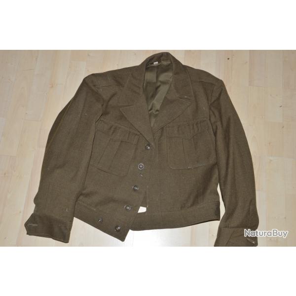 BLOUSON AMERICAIN Mle 1944-BLOUSON IKE LIBERATION-INDOCHINE-AMERICAN IKE JACKET-1 ARMEE-2 DB