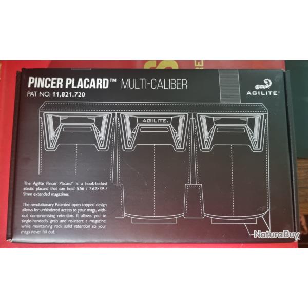 Agilite Tactical Pincer Placard multi caliber/ Multicam