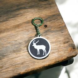 porte clé cerf chasse nature