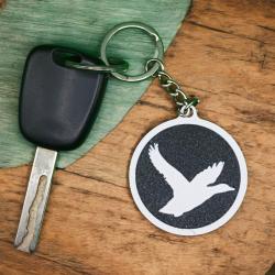 porte clé canard chasse nature