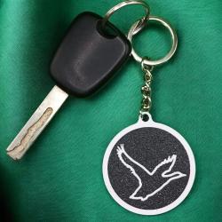 porte clé canard silhouette chasse nature