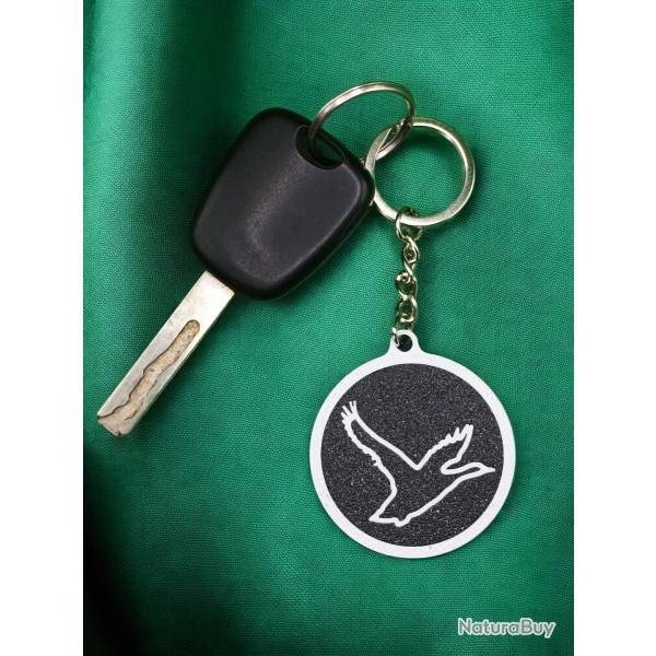 porte cl canard silhouette chasse nature