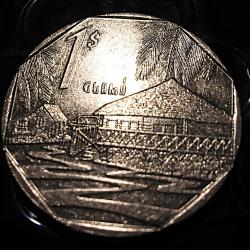 Cuba  piece de 1 peso 1994   ttb