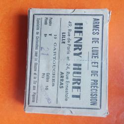 pour collection vielle boite CHEVROTINE CAL 16 HENRY HURET LILLE ET ARRAS