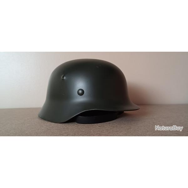 Casque acier WH M40 et son couvre-casque