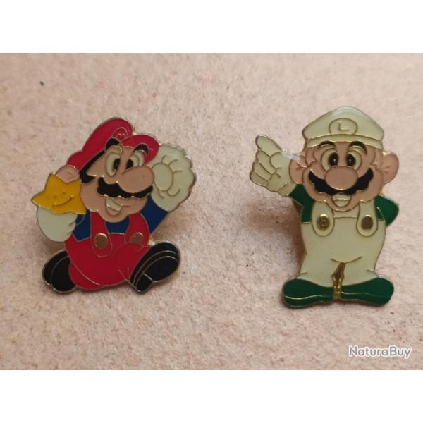 PINS SEGA NINTENDO MARIO BROS LOT DE 2 PERSONNAGES