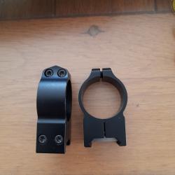 1 paire de colliers warne acier diametre 30 mm hauteur bh 9 mm