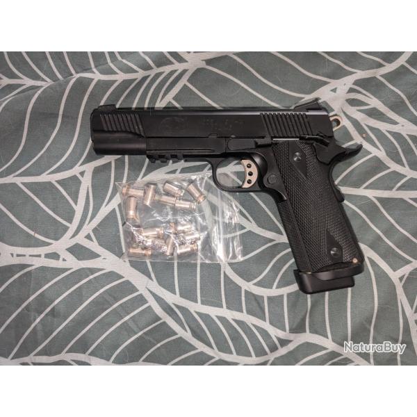 Rplique Airsoft Colt 1911 Blowback avec douilles jectables (full metal)
