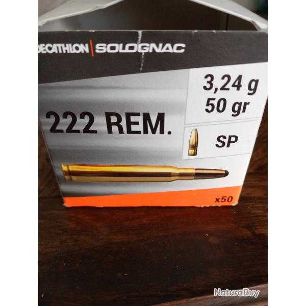Balles 222 Rem solognac