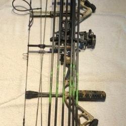 Arc de chasse BOWTECH DIAMOND EDGE + équipement complet