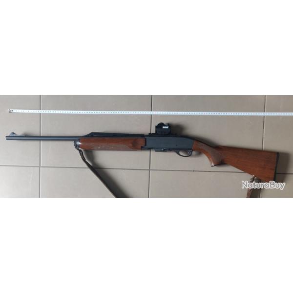 carabine Remington 7400 cal 35 whelen avec point rouge Bushnell