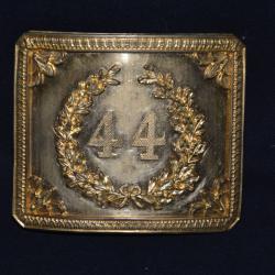 PLAQUE DE CEINTURON Mle 1845 OFFICIER TAMBOUR MAJOR-SECOND EMPIRE NAPOLEON III-GUERRE 1870/71