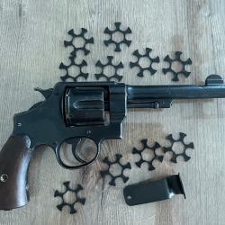Revolver Smith & Wesson 1917 d'origine + accessoires