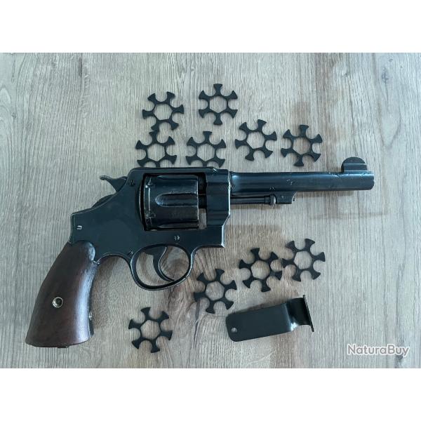 Revolver Smith & Wesson 1917 d'origine + accessoires