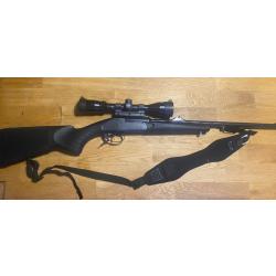 Carabine Kipplauf Baïkal "MP-18MH" 222 Rem + lunette Bushnell trophy 3-9 x 40 + protecteur butler