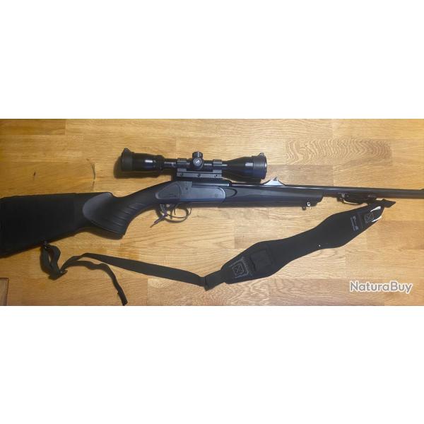 Carabine Kipplauf Bakal "MP-18MH" 222 Rem + lunette Bushnell trophy 3-9 x 40 + protecteur butler