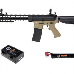 Saigo M4 Kenji Long Tan AEG 1J Pack Complet 11.1V
