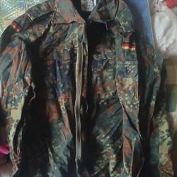 VESTE CAMOUFLÉE MILITAIRE ARMÉE ALLEMANDE taille L
